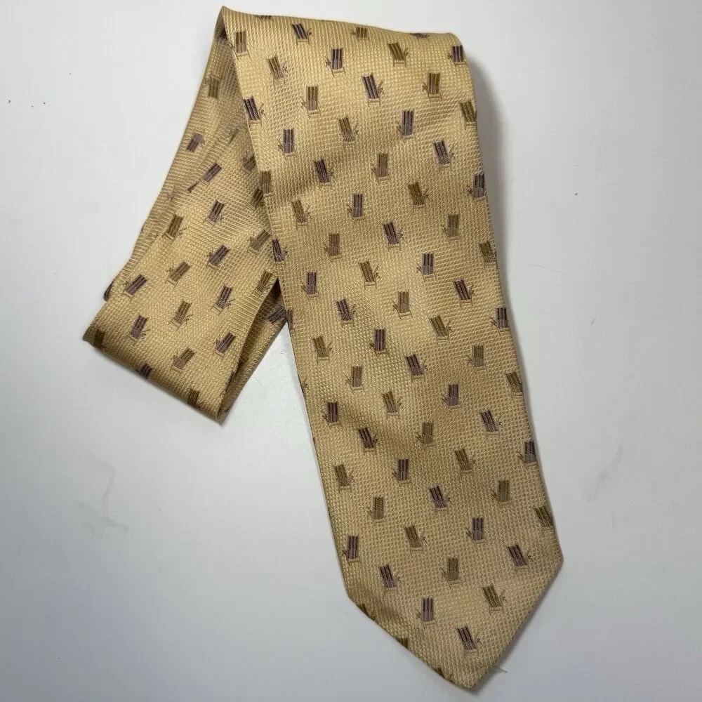 Off Island By Tommy Bahama Beach Chair Print 100% Silk Neck Tie